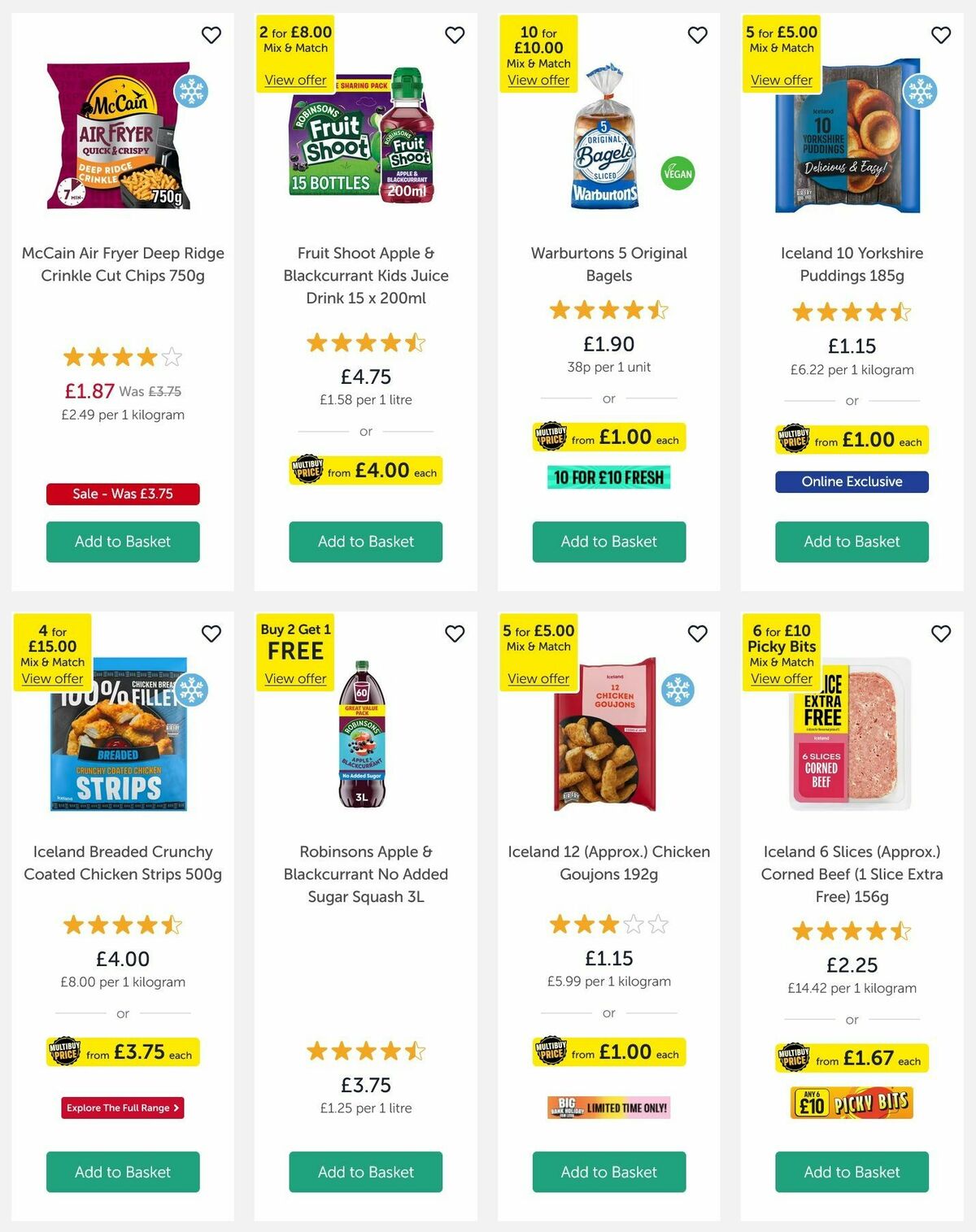 Iceland Offers from 1 May