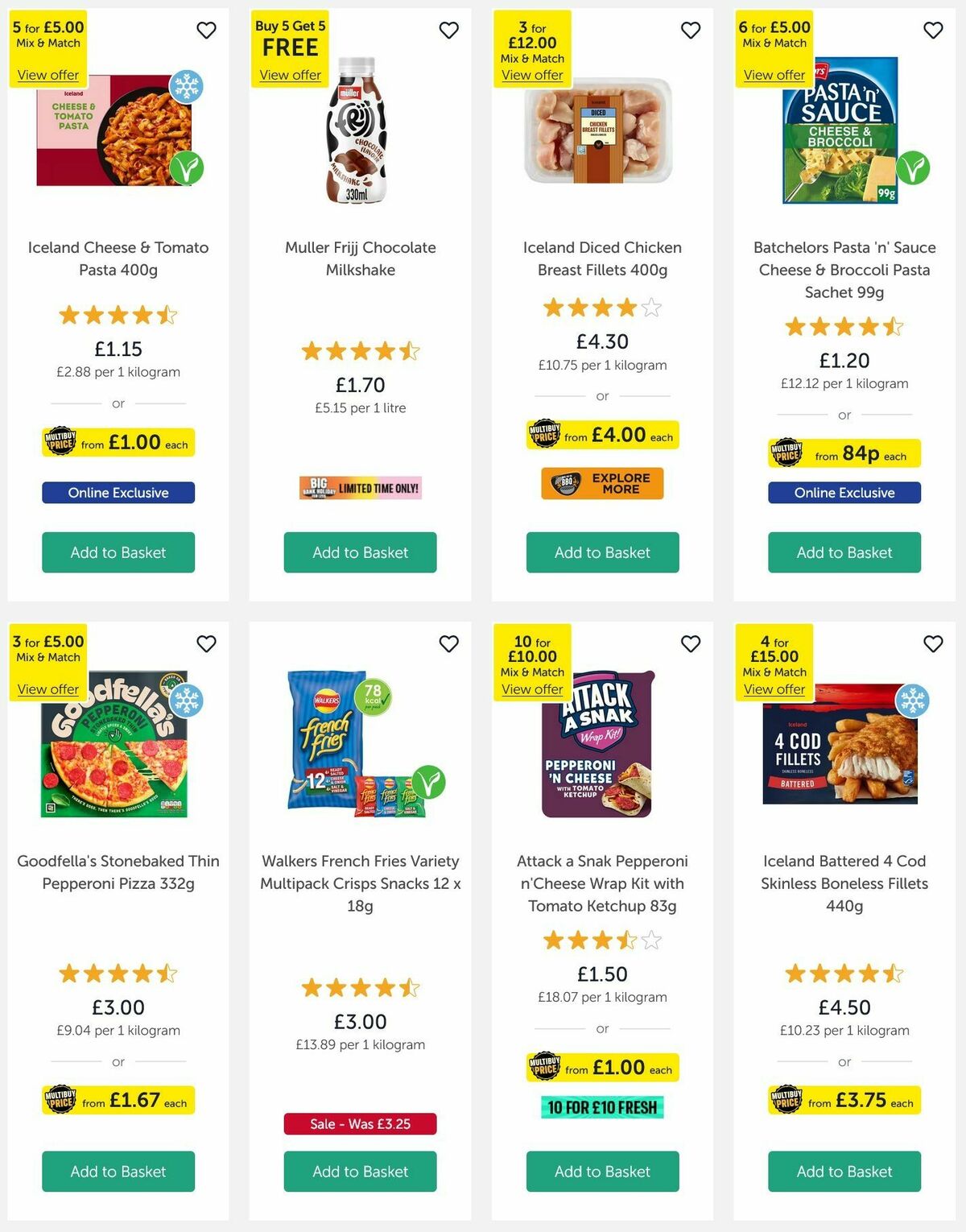 Iceland Offers from 1 May