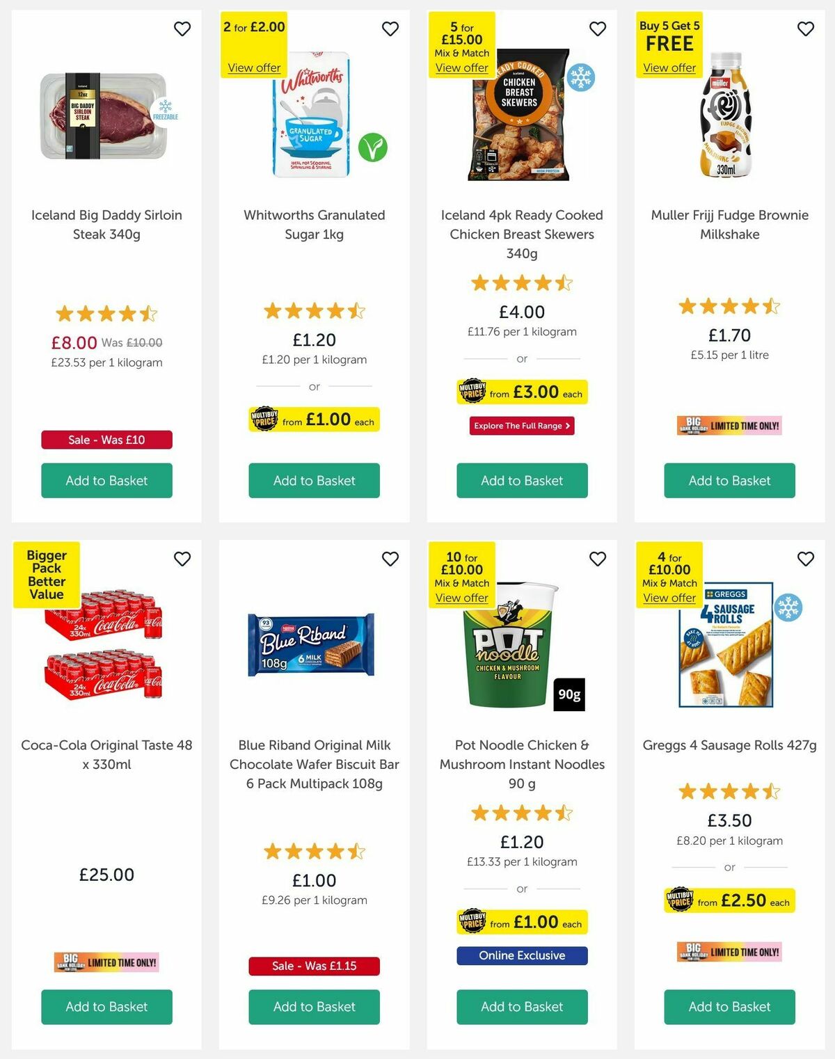 Iceland Offers from 1 May