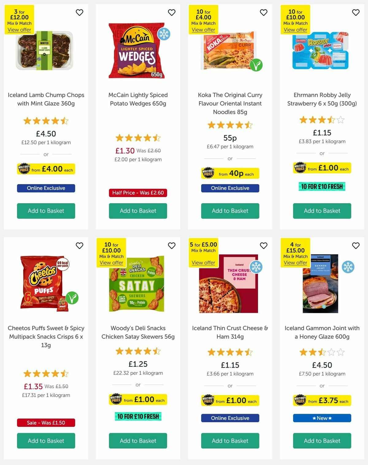 Iceland Offers from 1 May