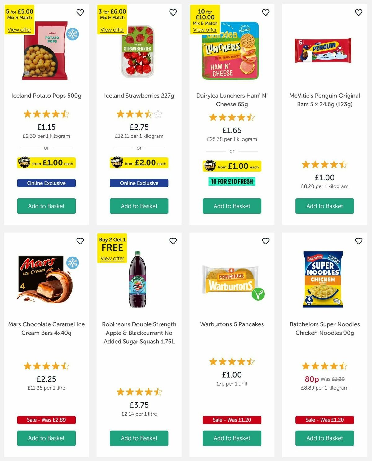 Iceland Offers from 1 May