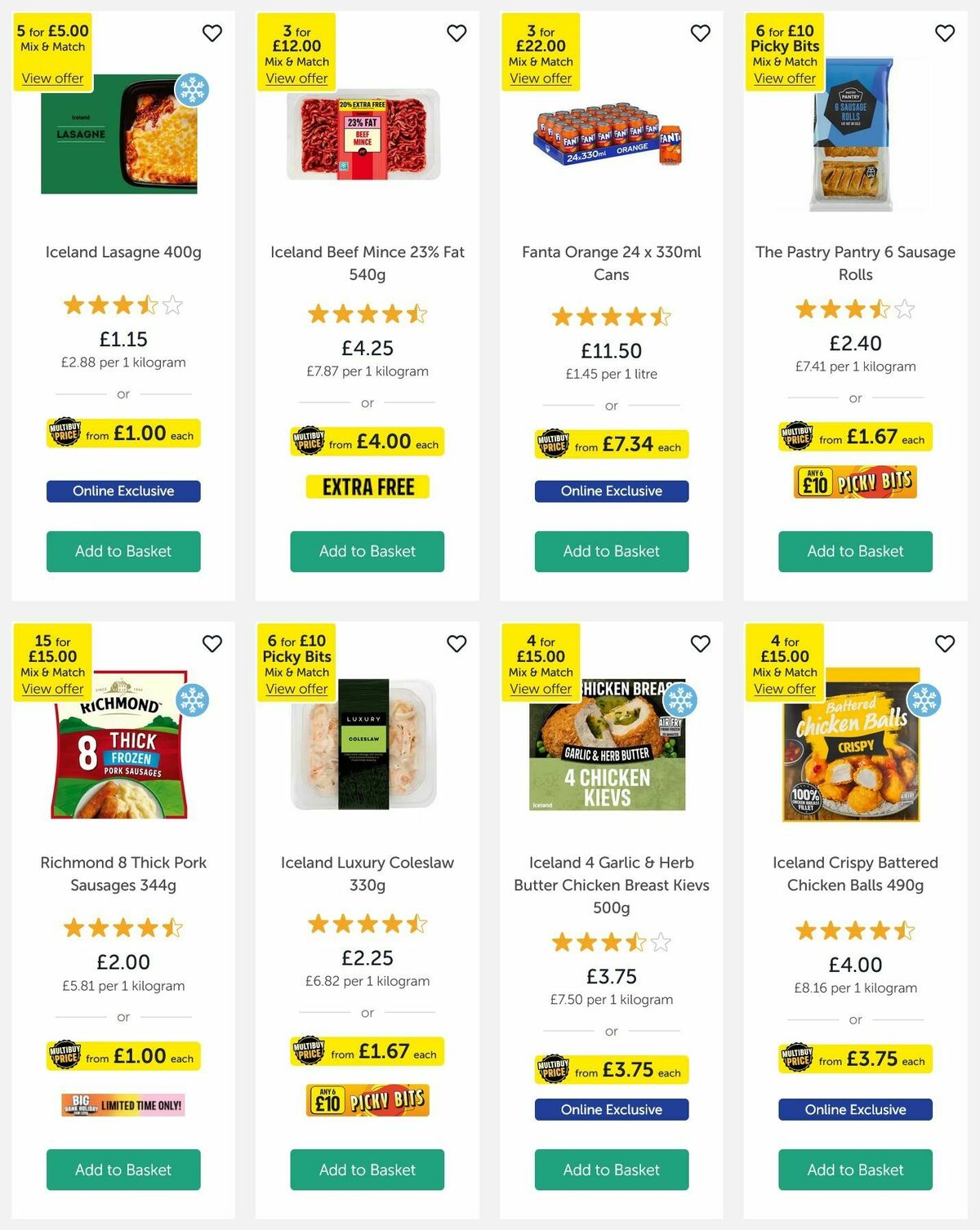 Iceland Offers from 1 May