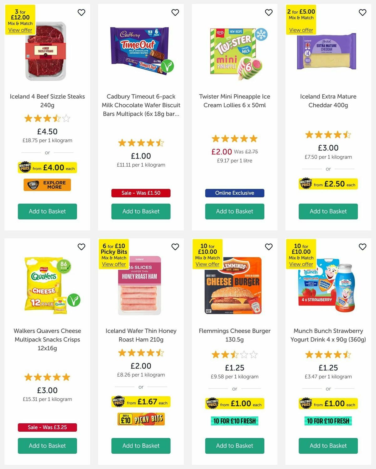 Iceland Offers from 1 May