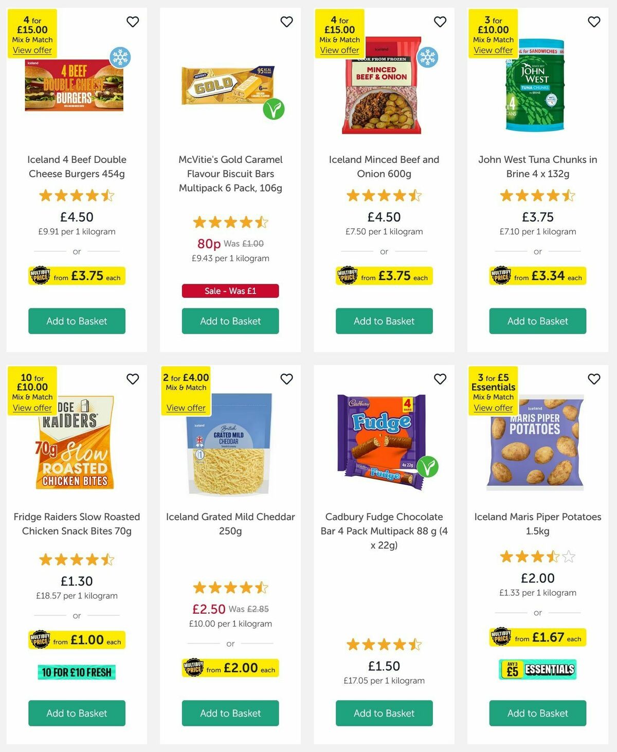 Iceland Offers from 8 May