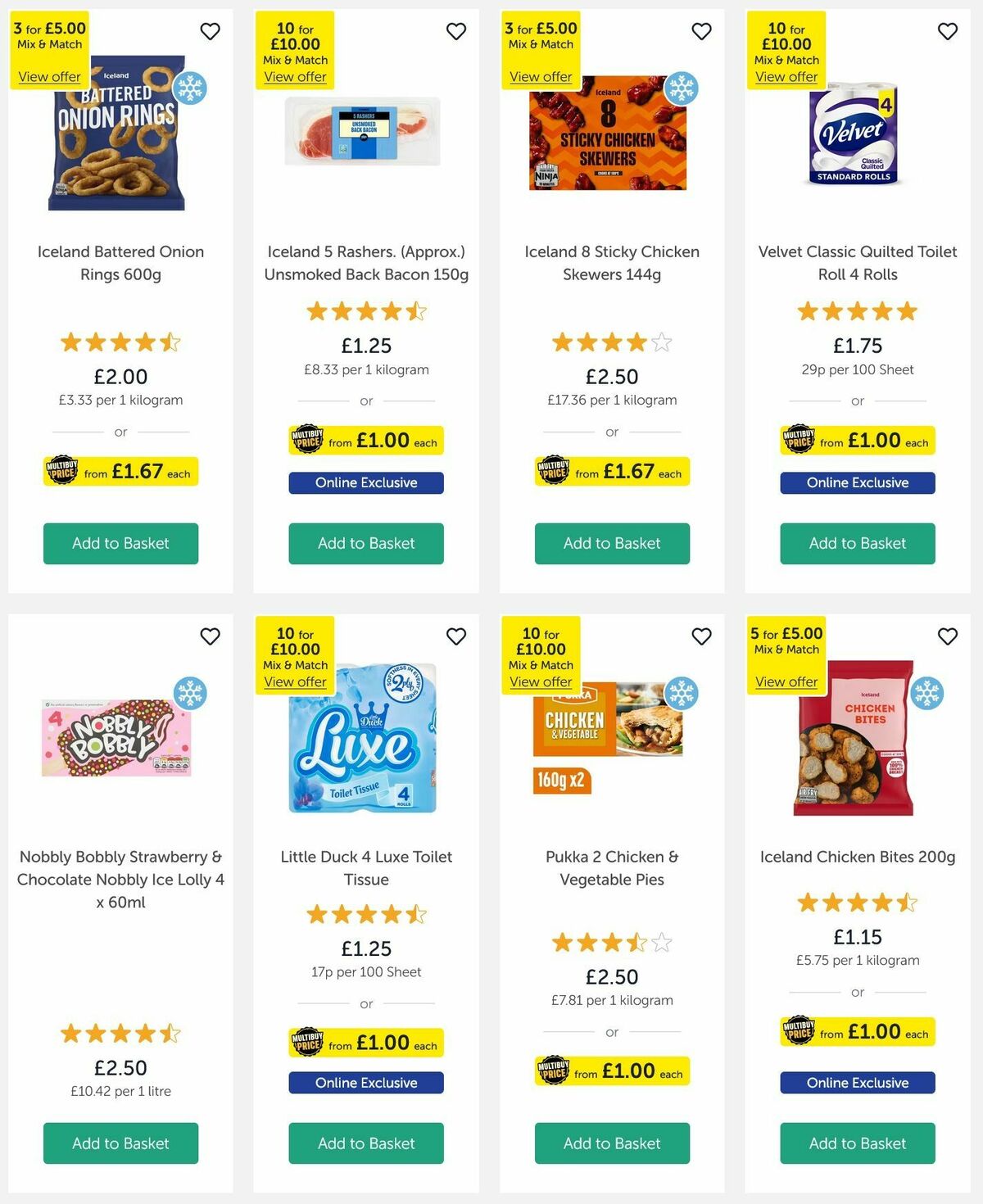 Iceland Offers from 8 May