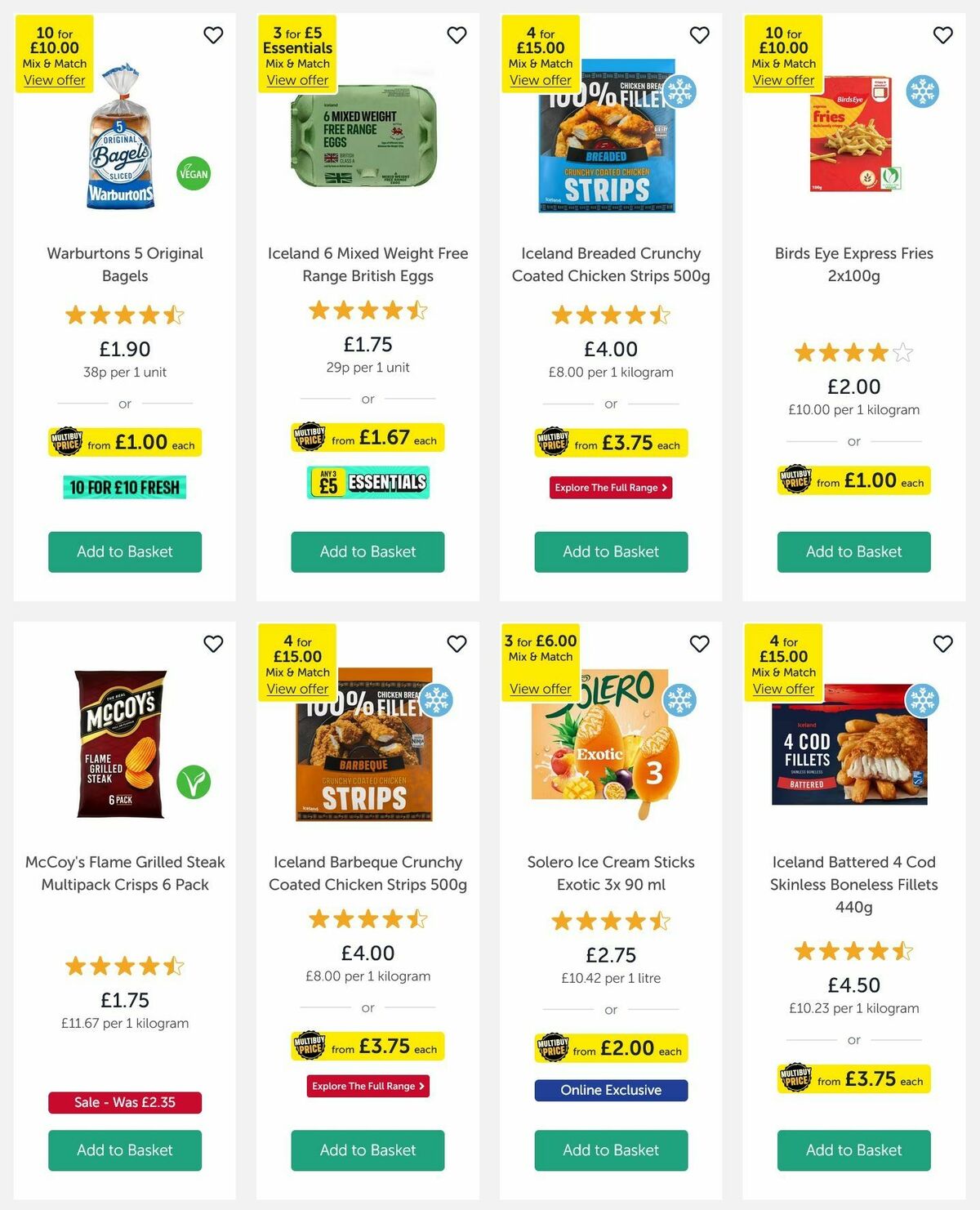 Iceland Offers from 8 May