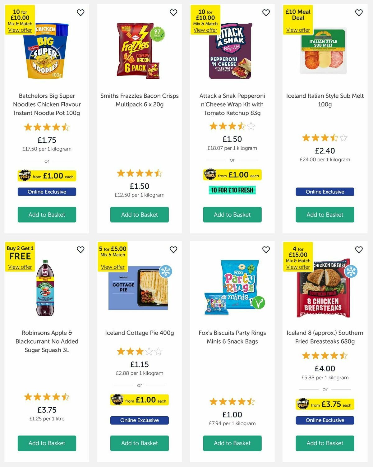 Iceland Offers from 8 May