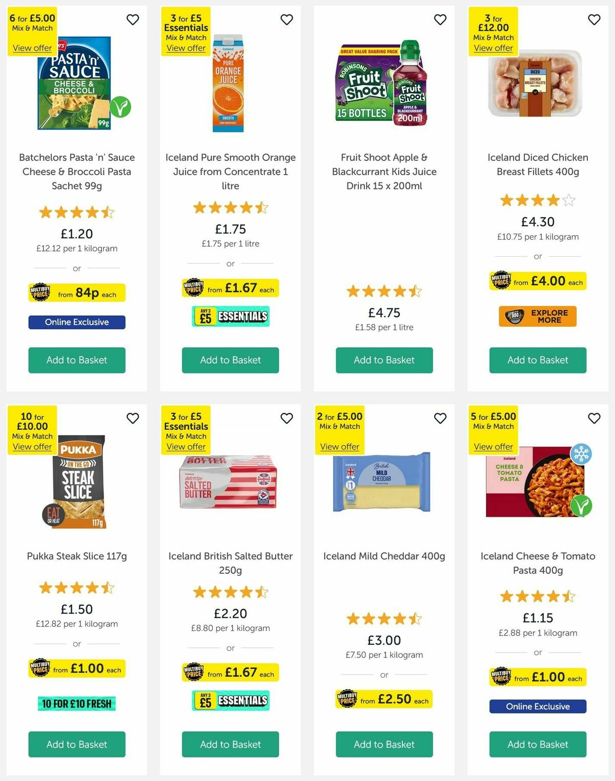 Iceland Offers from 8 May