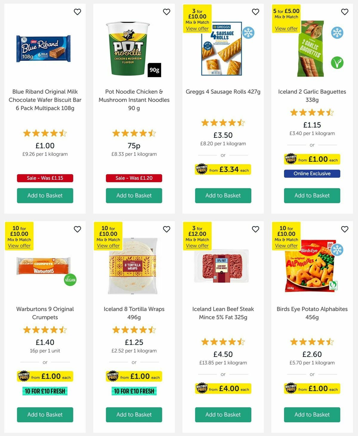 Iceland Offers from 8 May