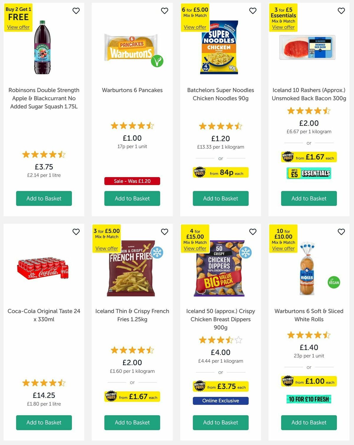 Iceland Offers from 8 May