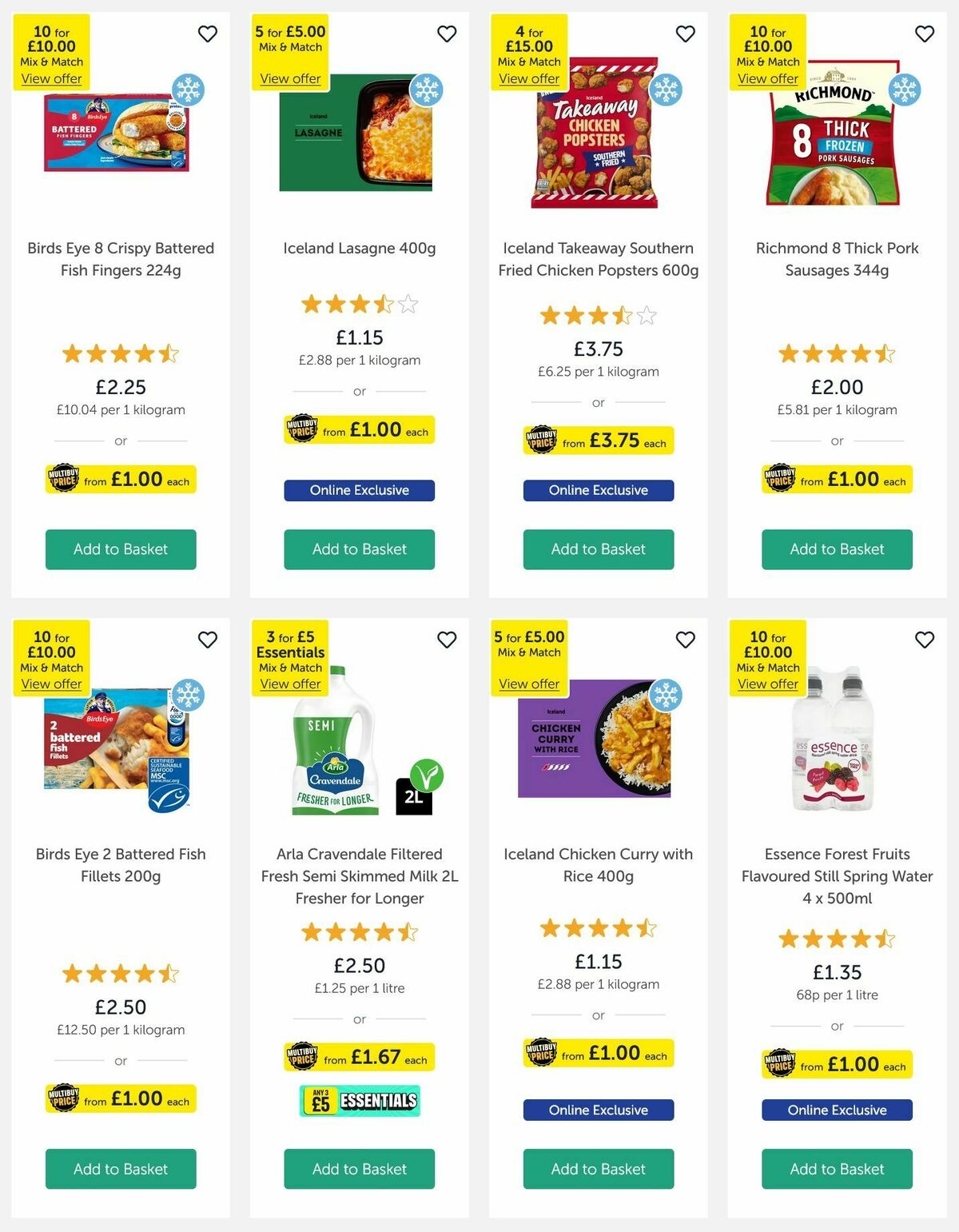 Iceland Offers from 8 May