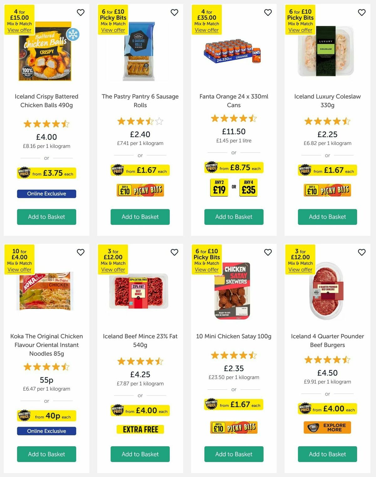 Iceland Offers from 8 May