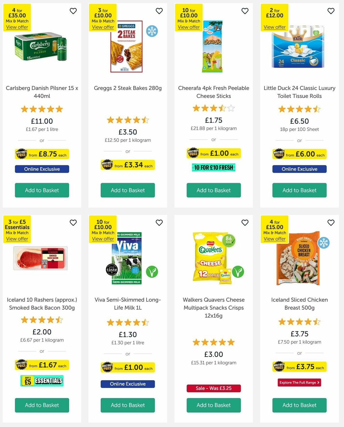Iceland Offers from 8 May