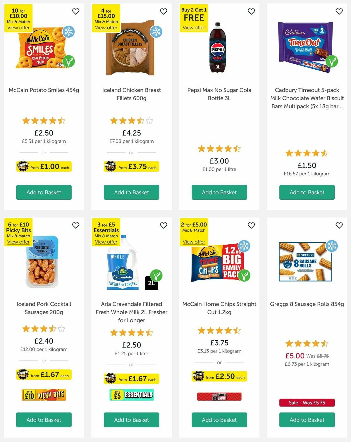 Iceland Offers from 8 May
