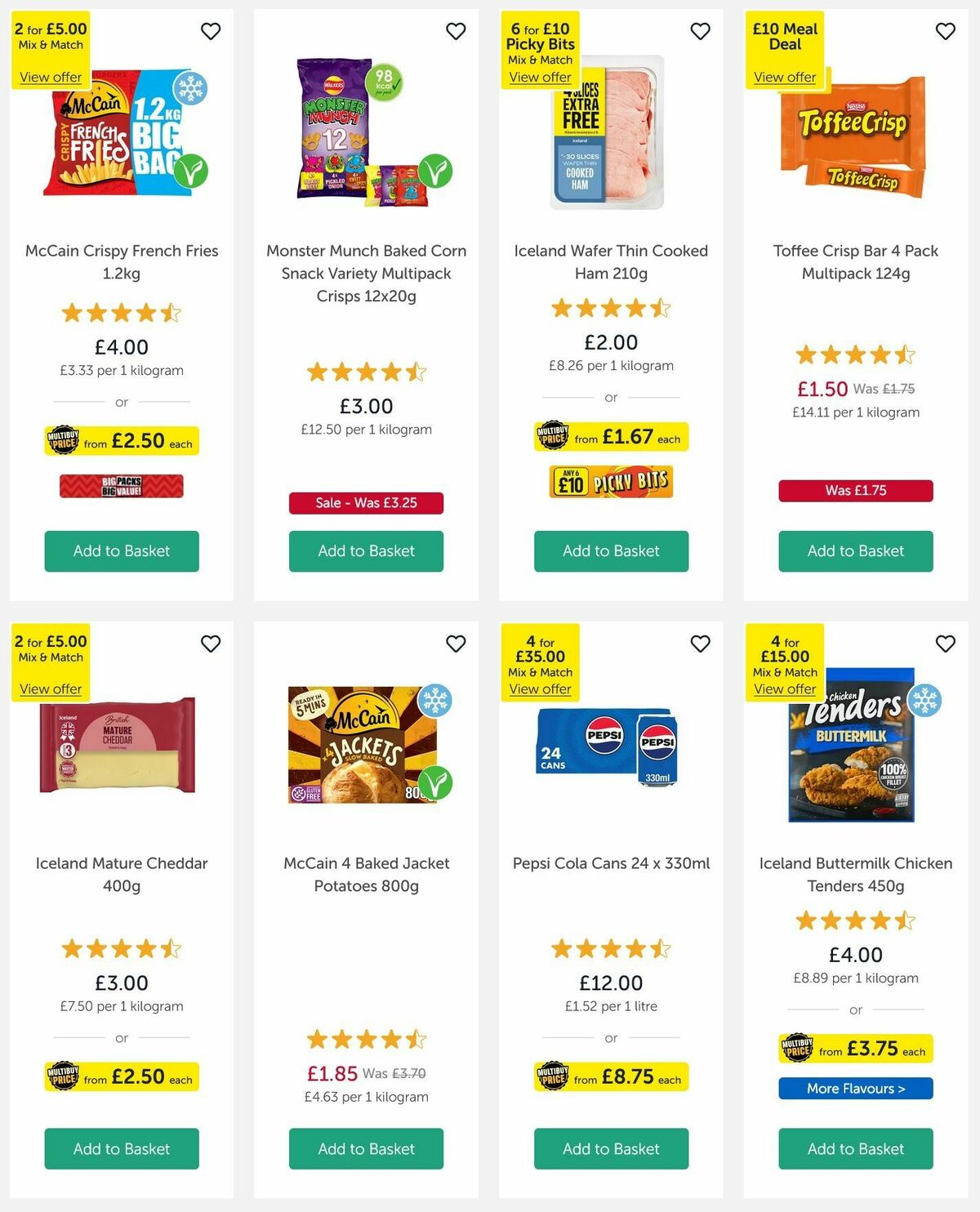 Iceland Offers from 8 May