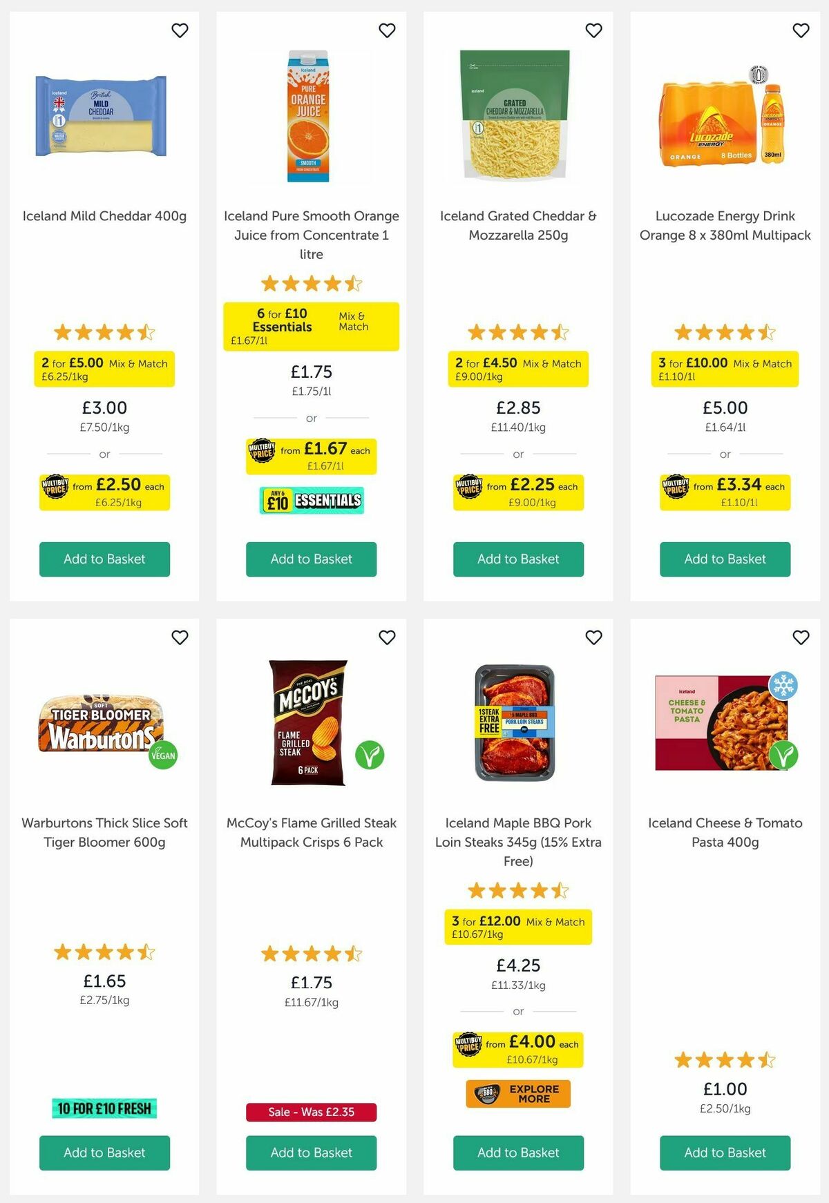 Iceland Offers from 19 June