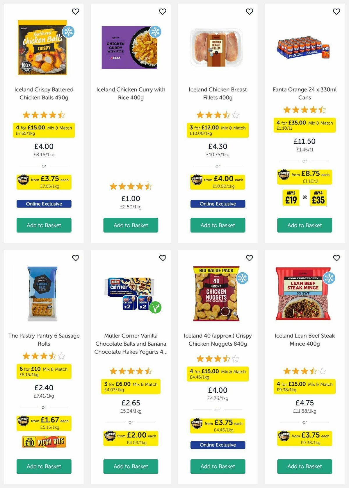 Iceland Offers from 19 June