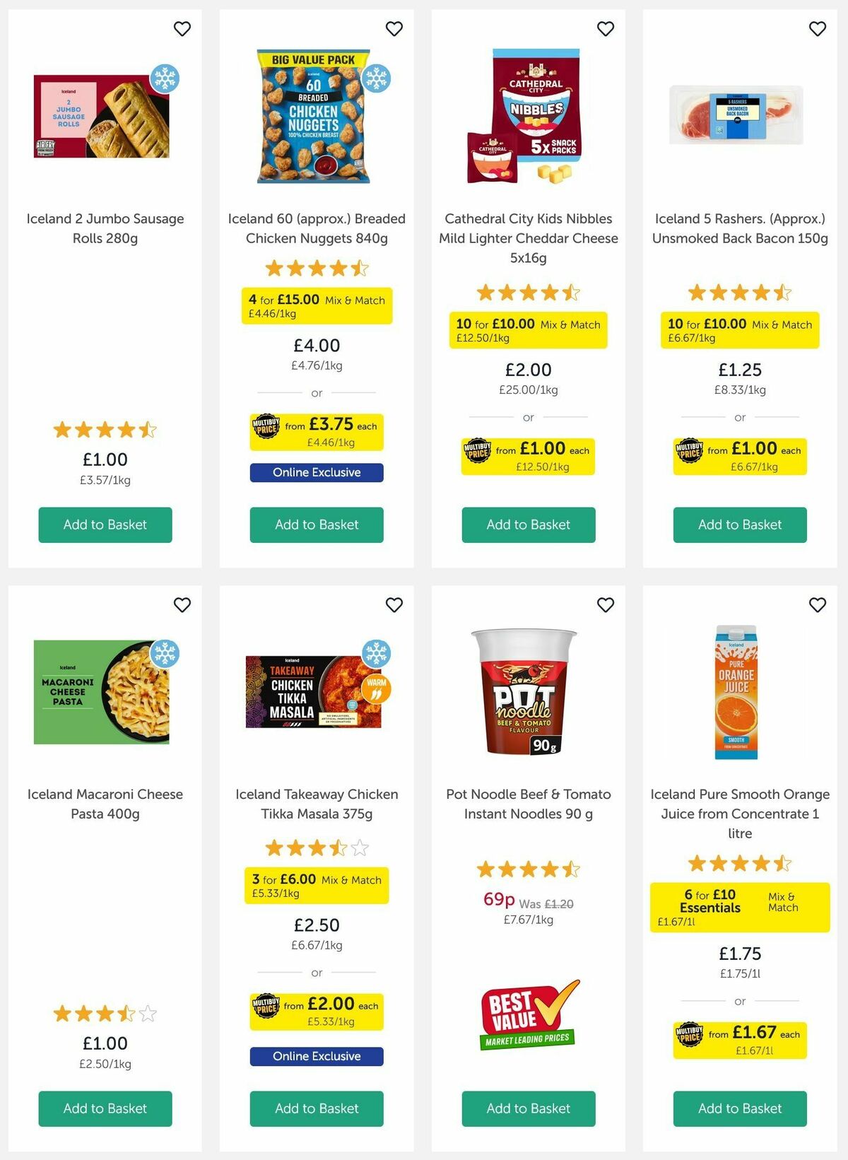 Iceland Offers from 17 July