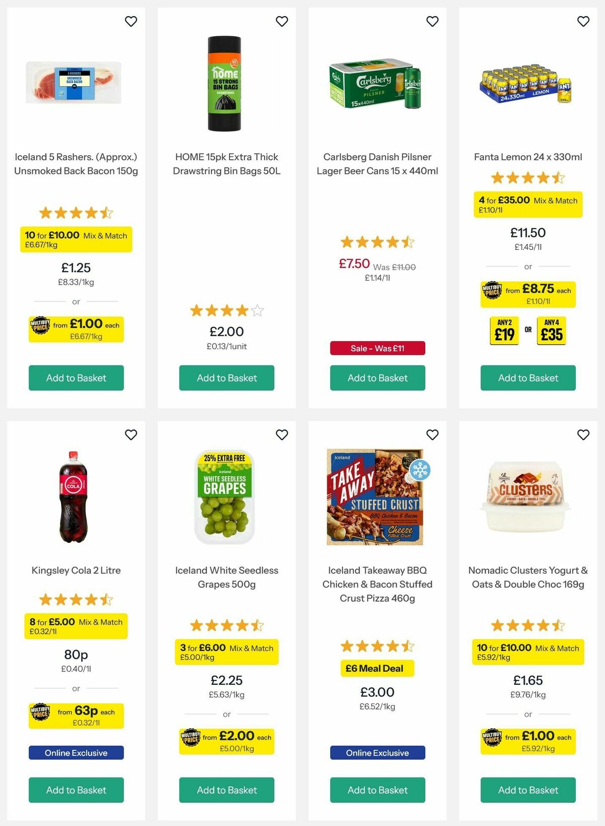 Iceland Offers from 7 August