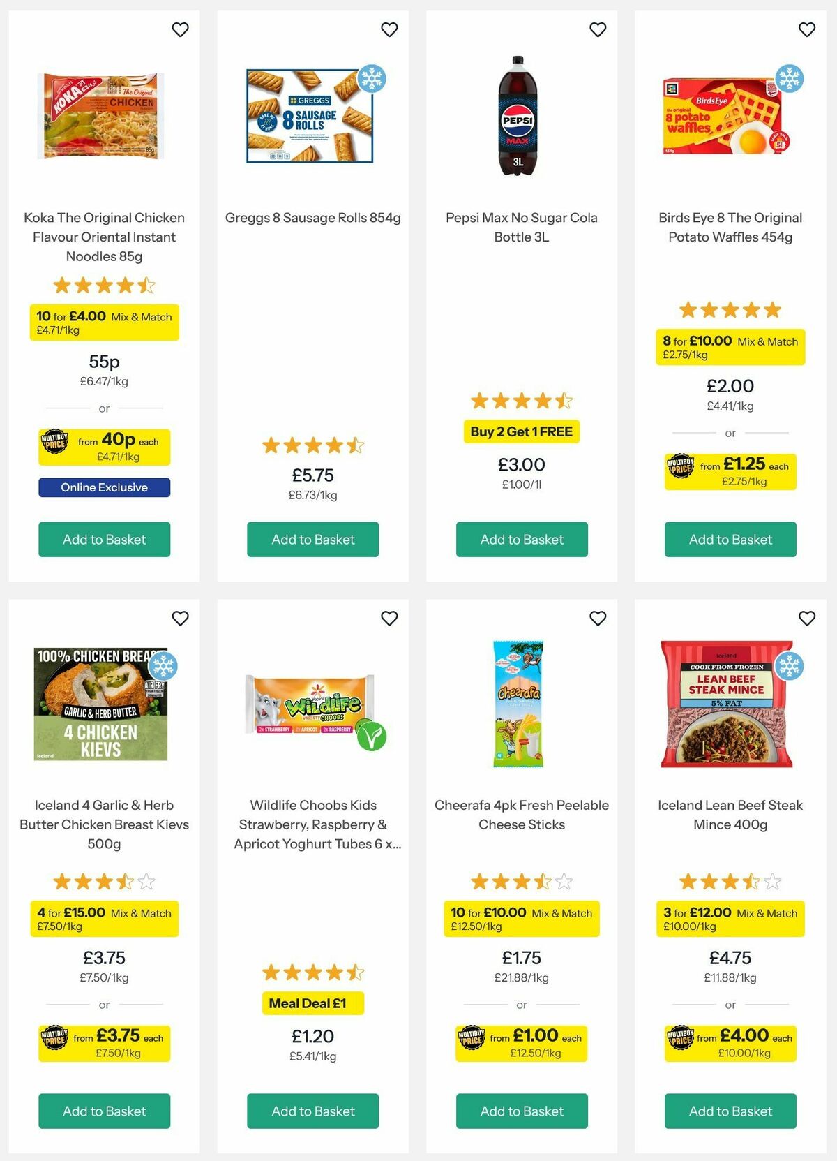 Iceland Offers from 21 August