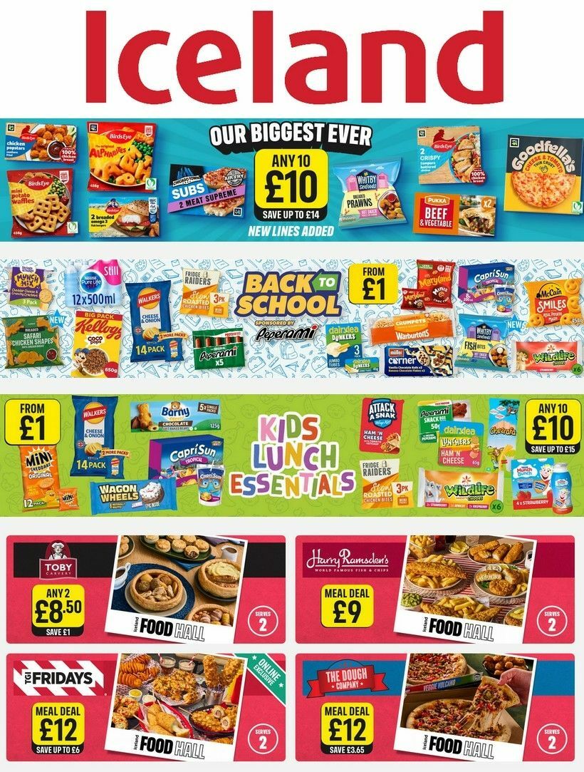 Iceland Offers from 4 September