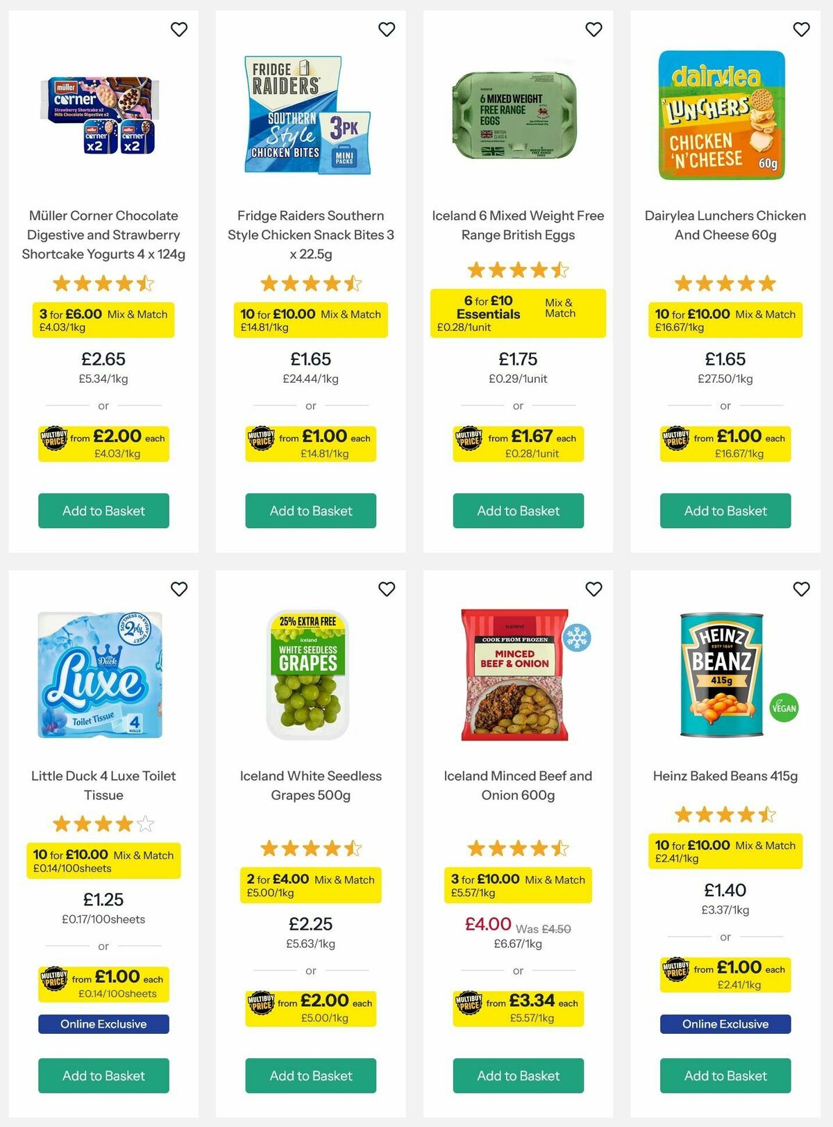 Iceland Offers from 4 September