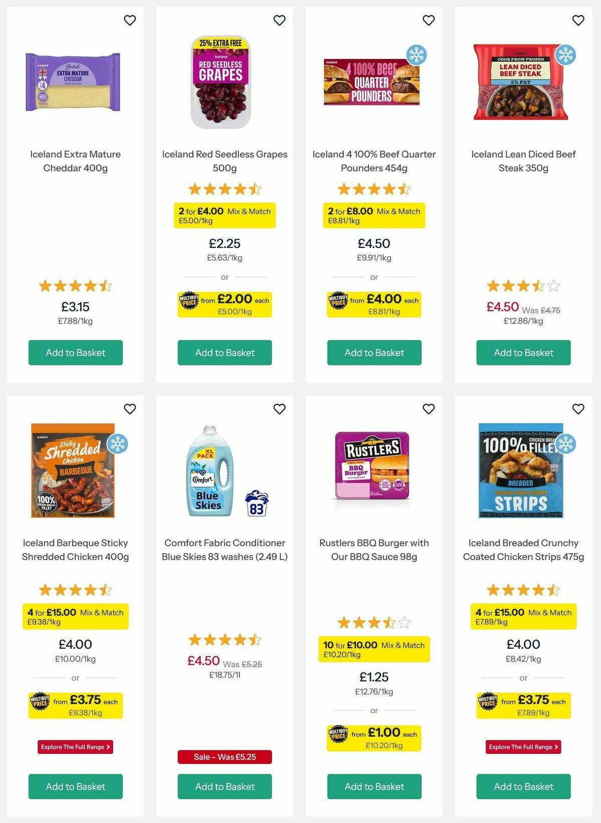 Iceland Offers from 4 September