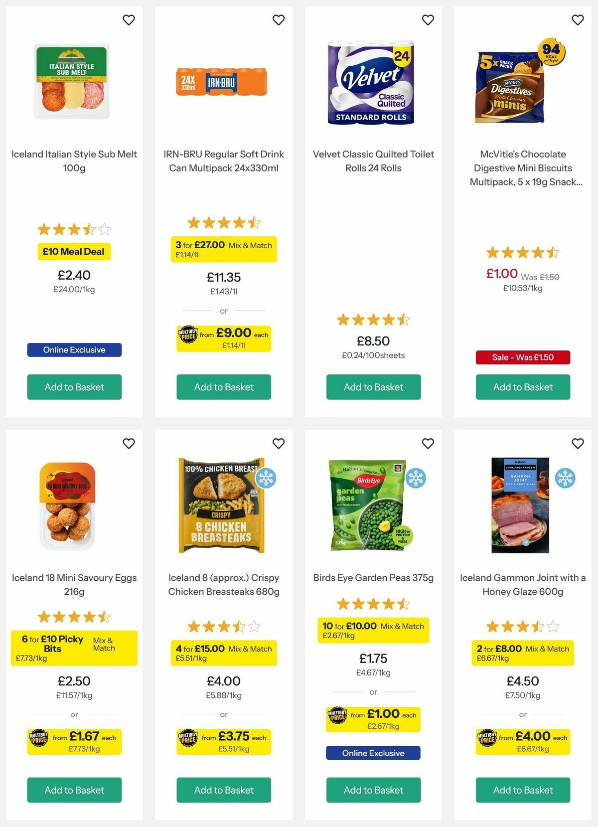 Iceland Offers from 4 September