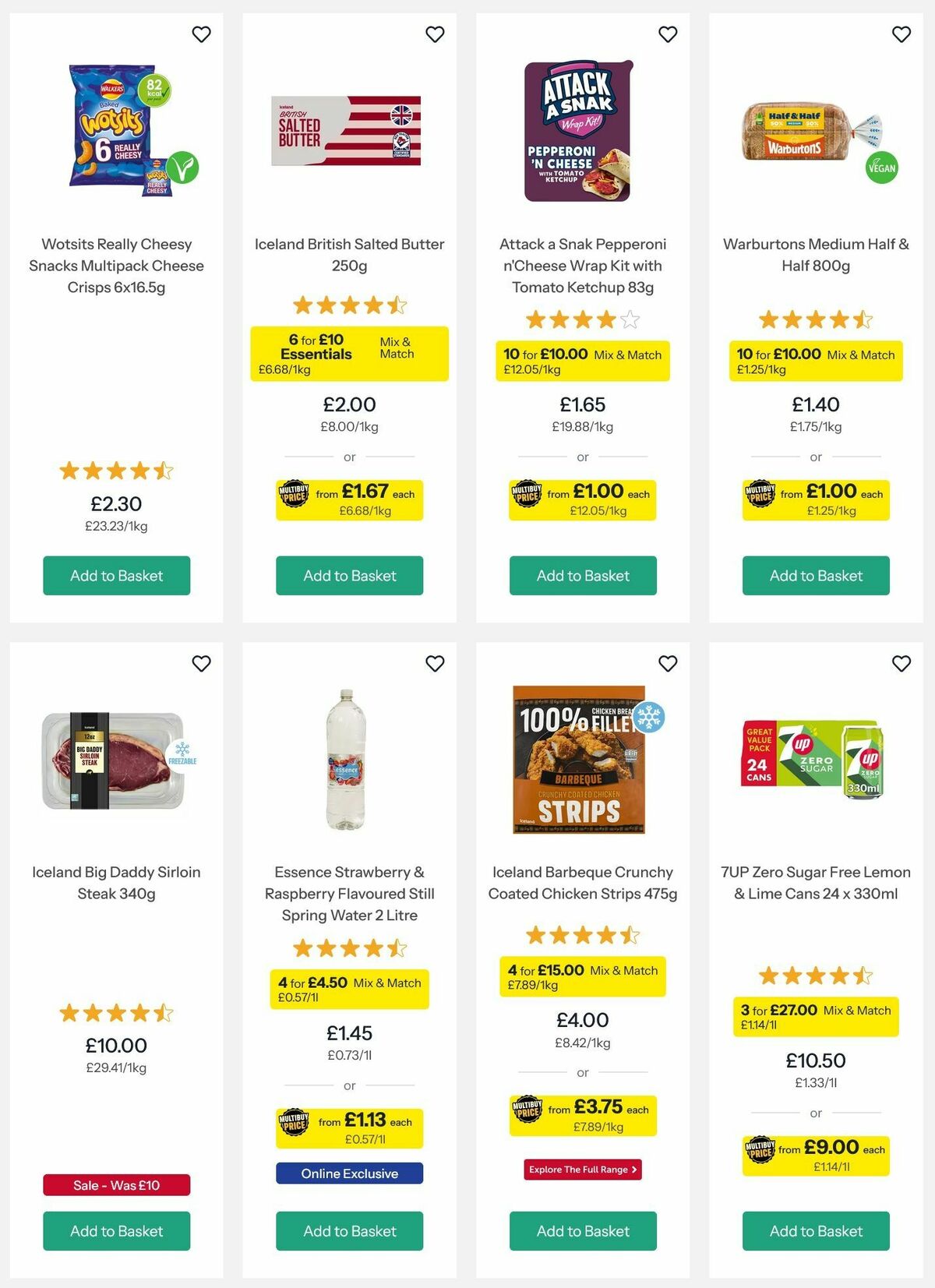 Iceland Offers from 4 September