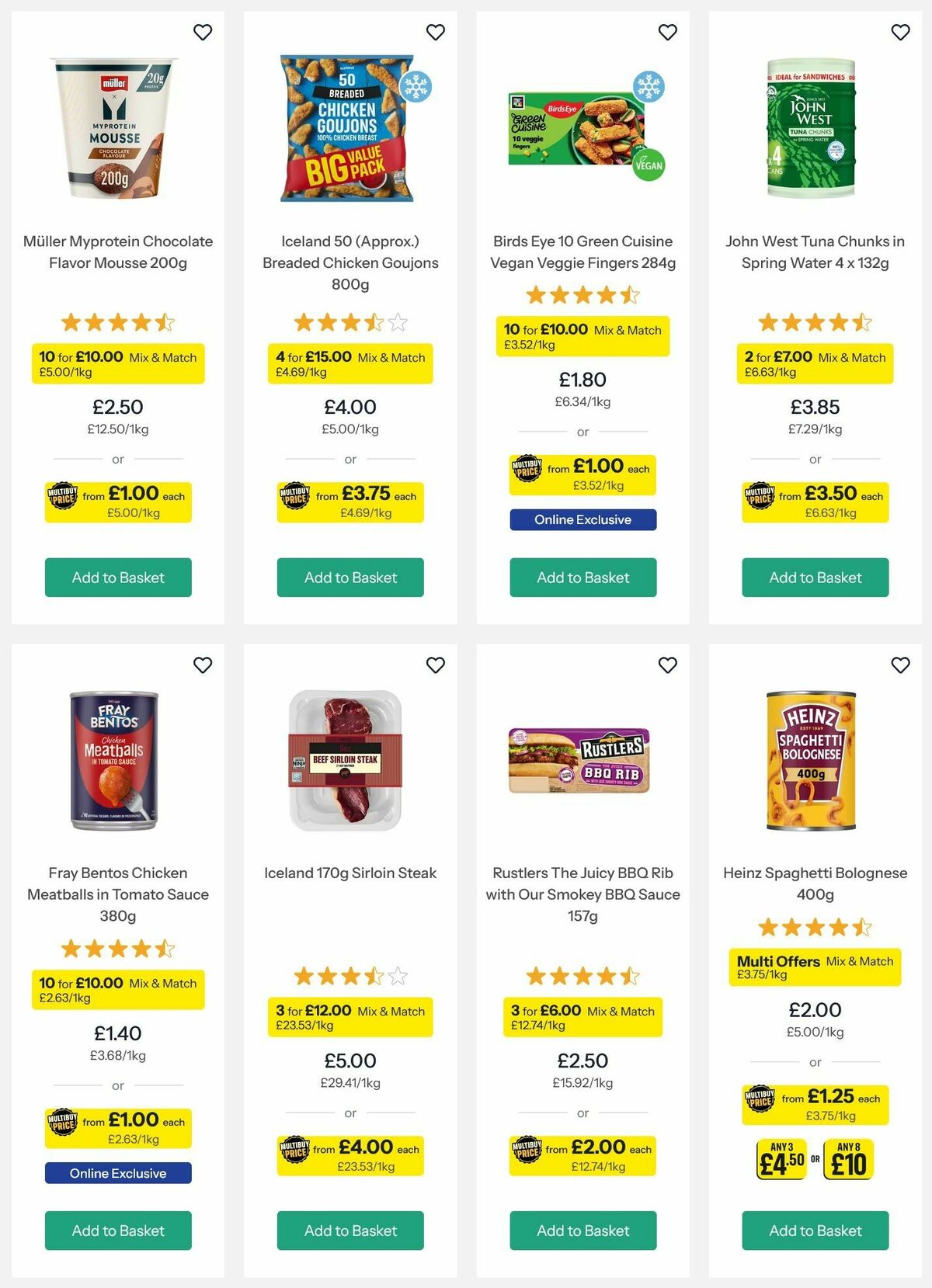 Iceland Offers from 4 September