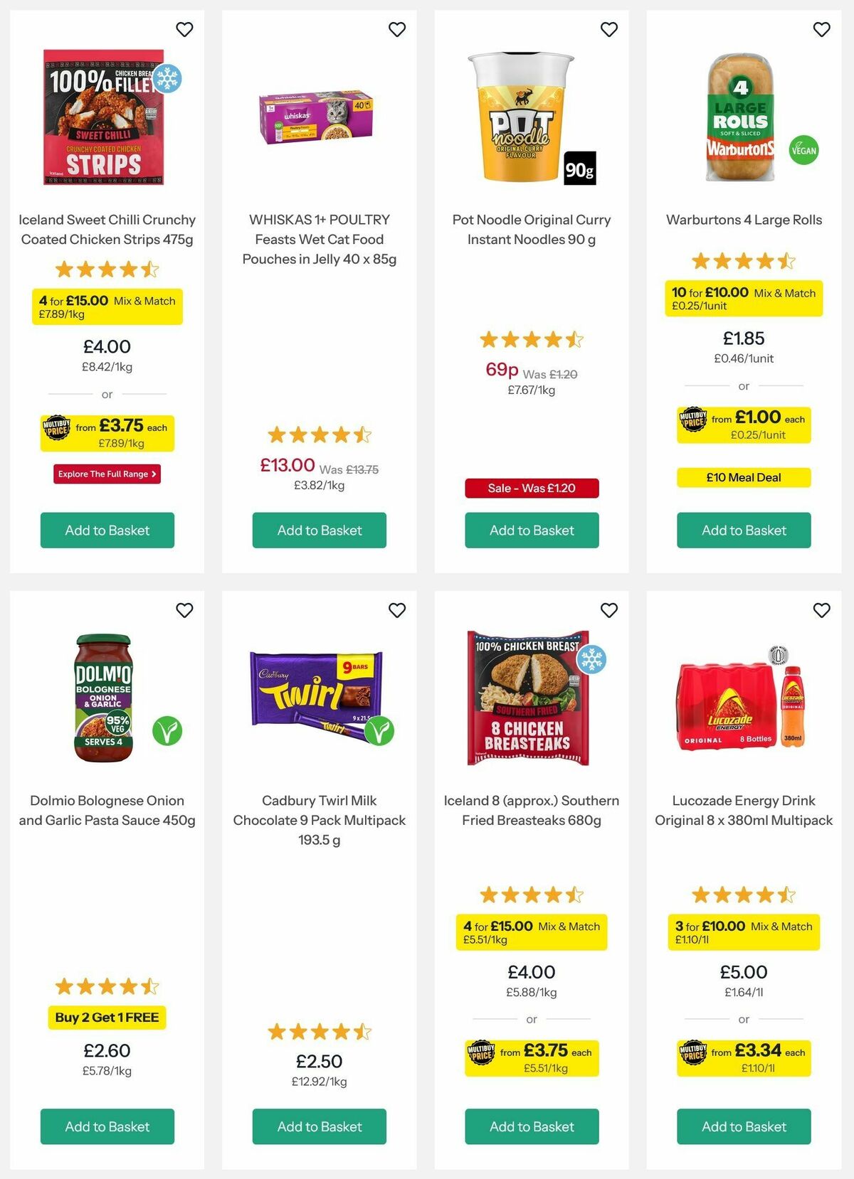 Iceland Offers from 4 September
