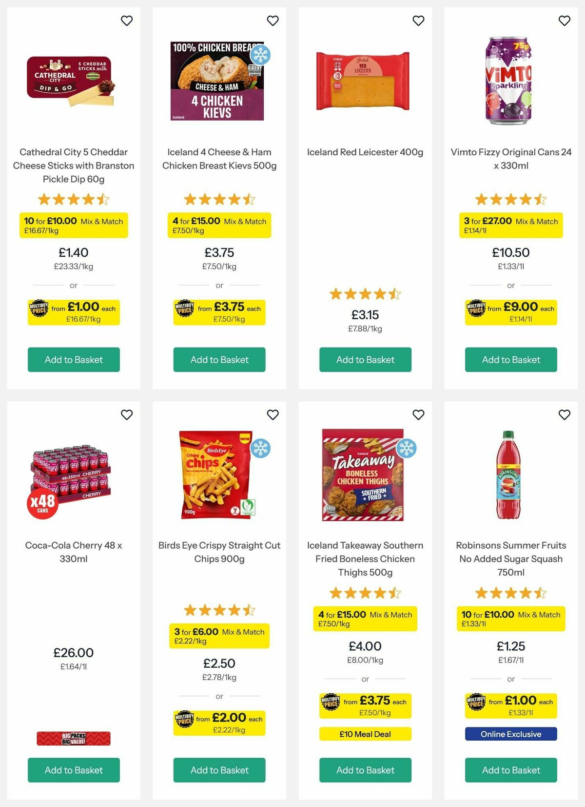 Iceland Offers from 4 September