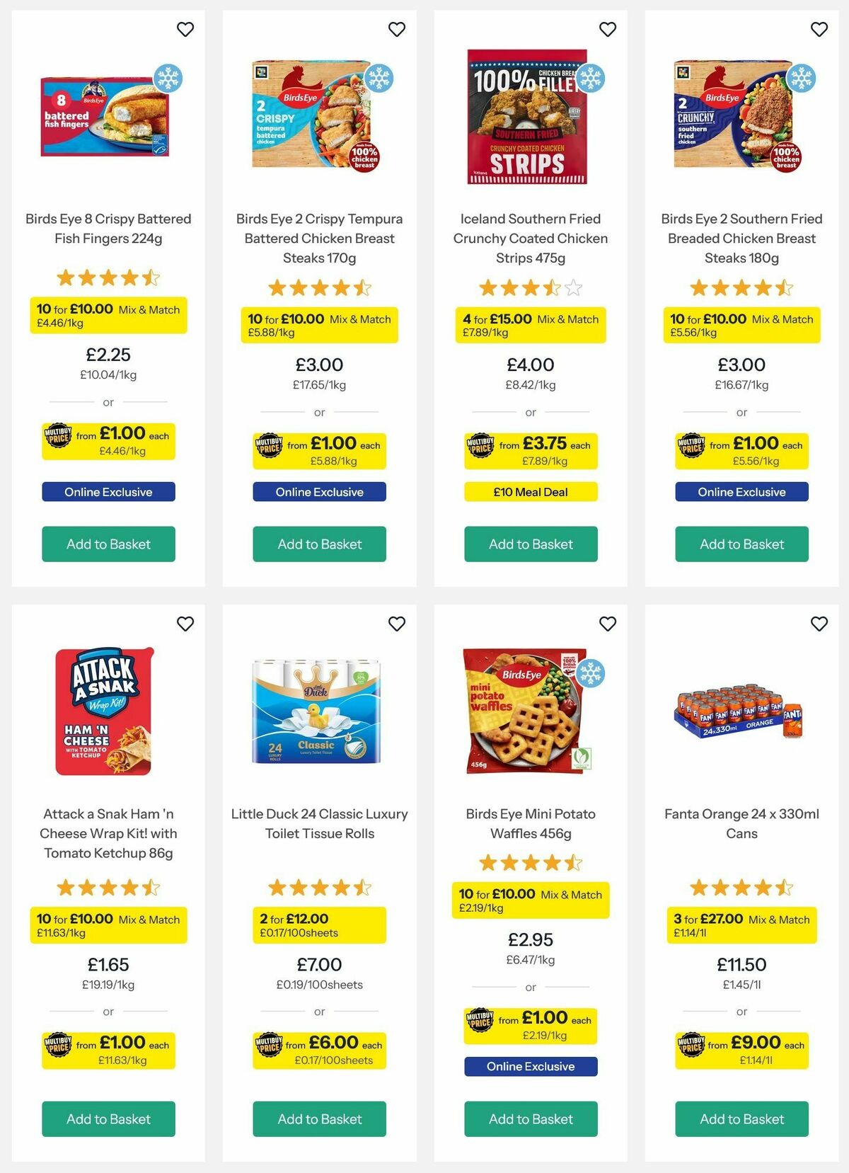 Iceland Offers from 4 September