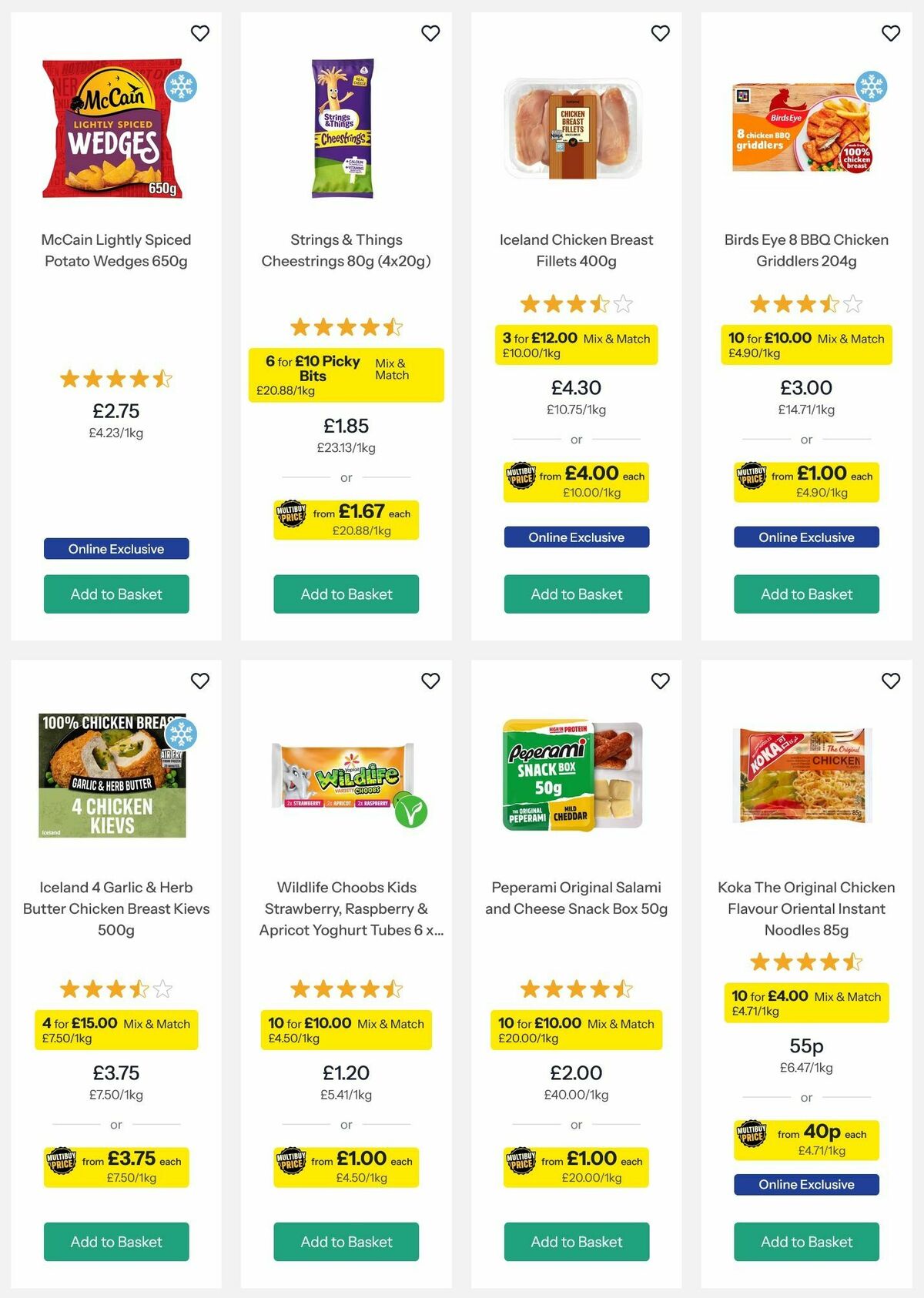 Iceland Offers from 4 September