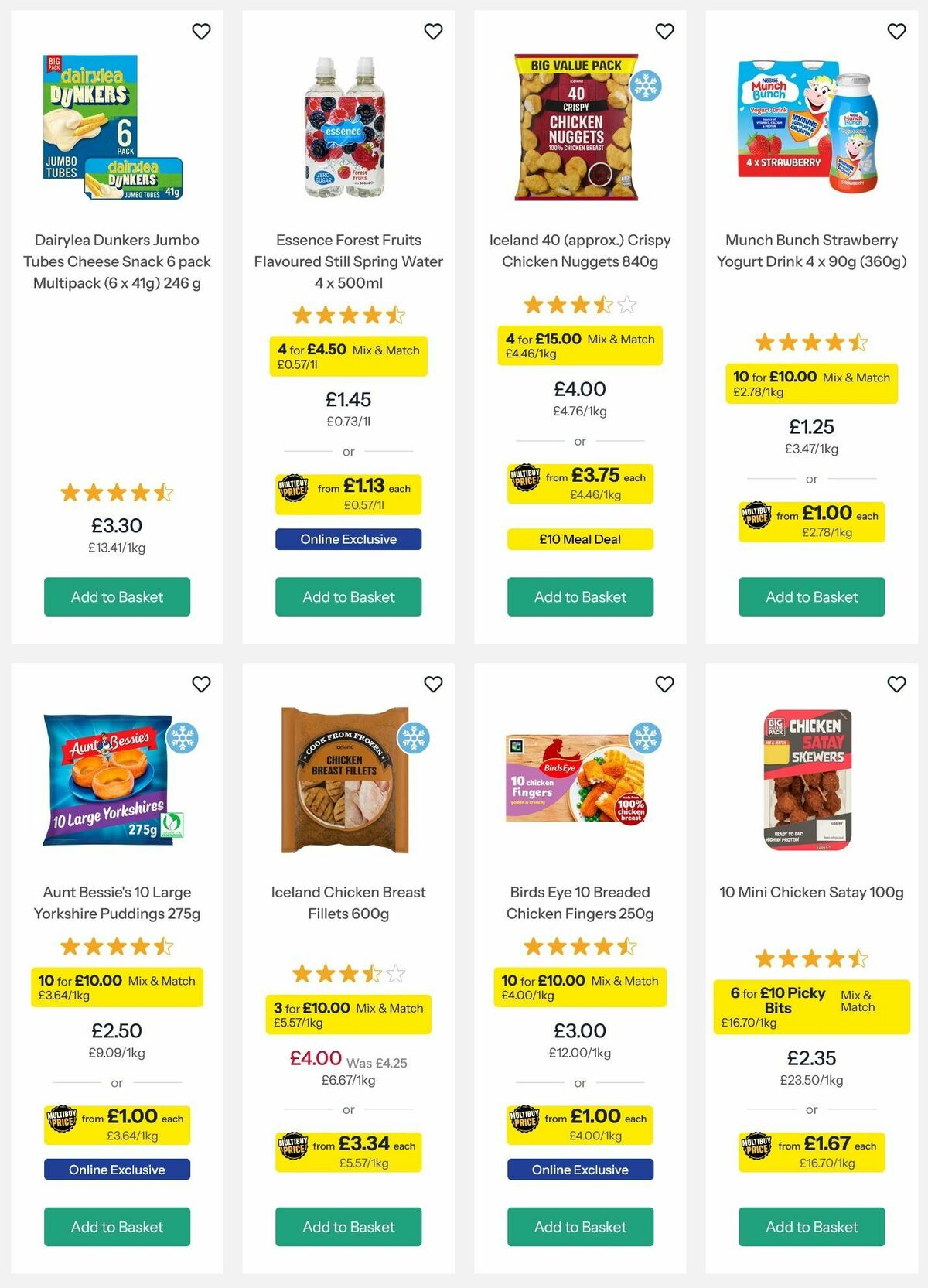 Iceland Offers from 4 September