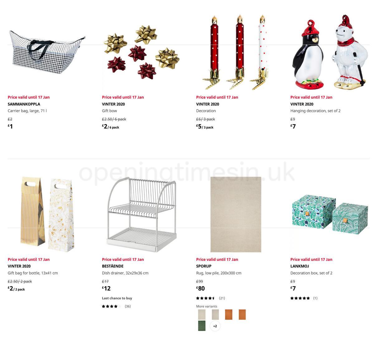 IKEA Sale Offers from 1 December