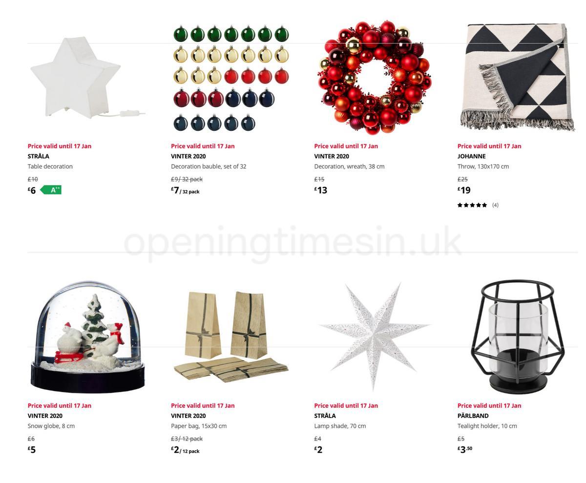 IKEA Sale Offers from 1 December