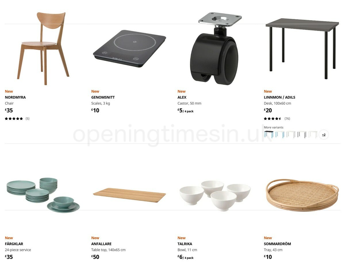 IKEA Offers from 2 May