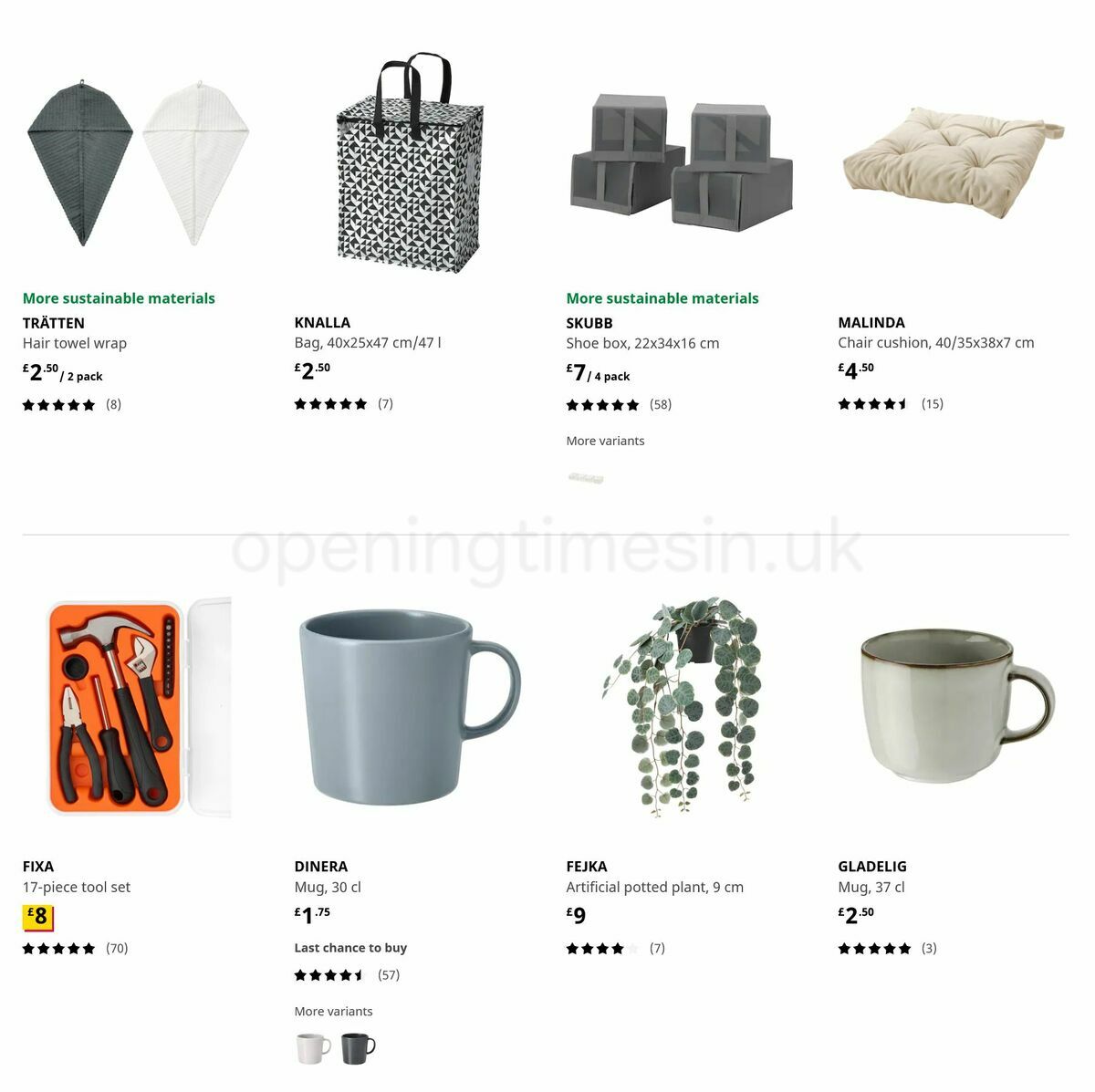 IKEA Offers from 20 August