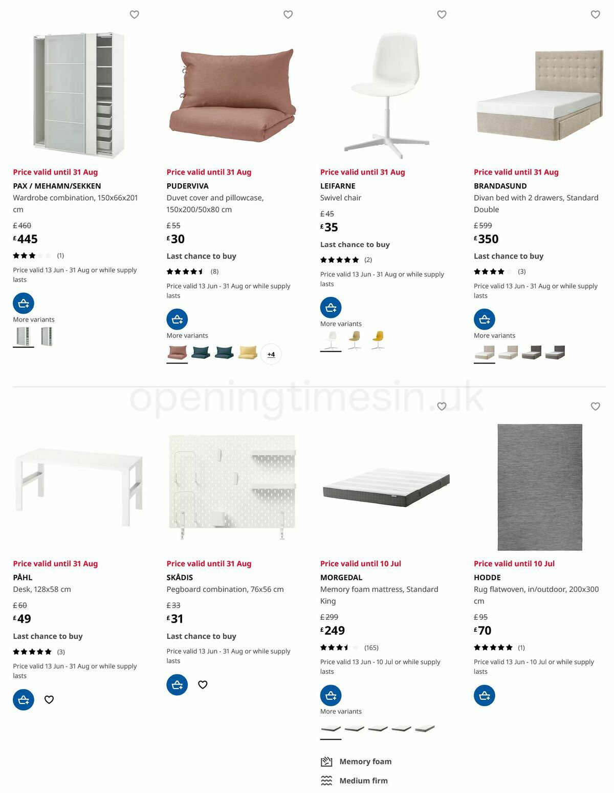 IKEA Offers from 20 June