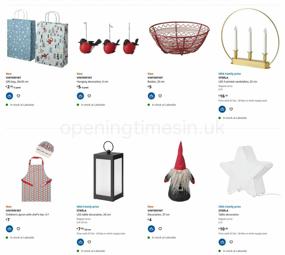 IKEA Offers from 11 November