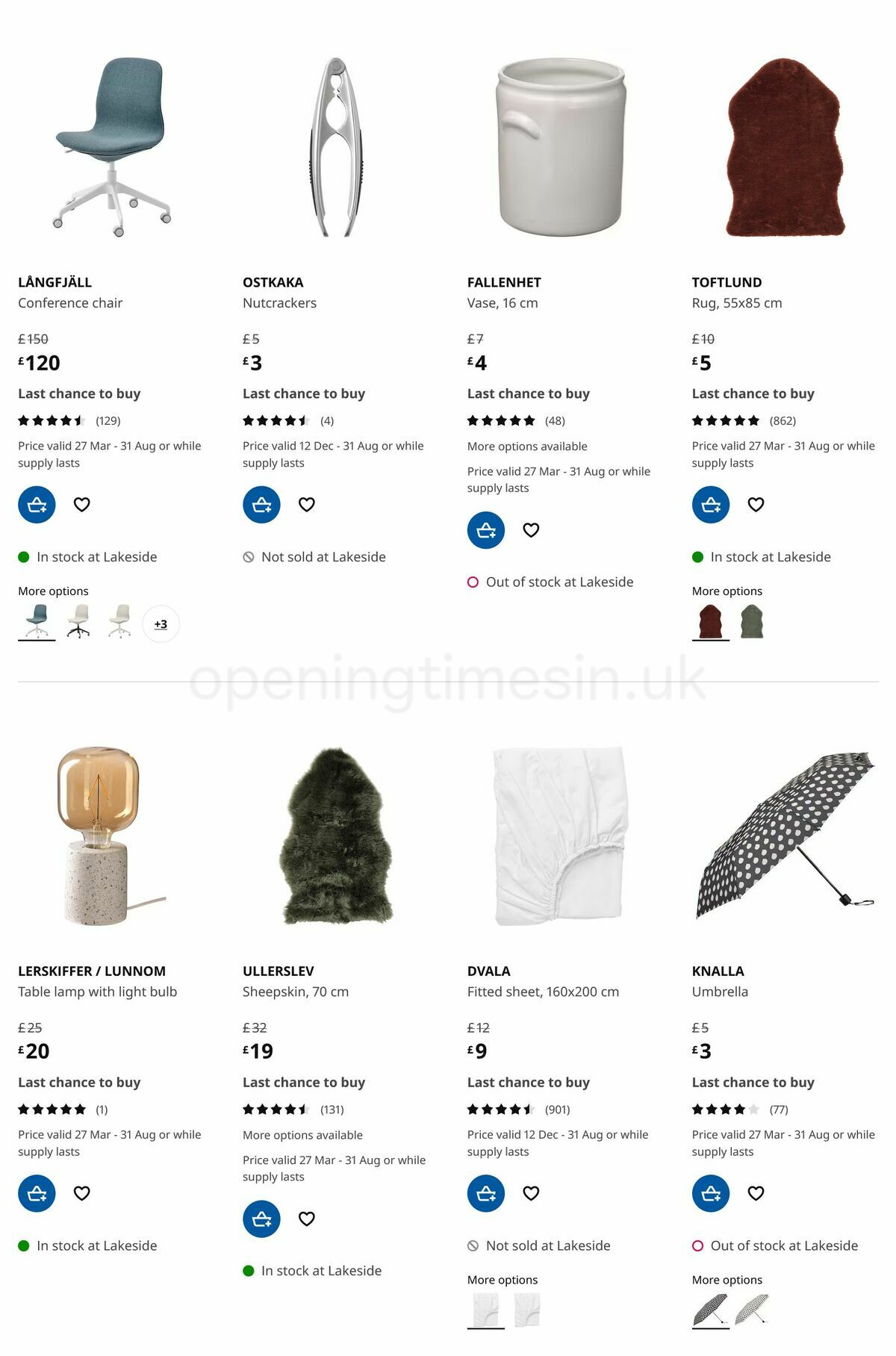 IKEA Offers from 27 March