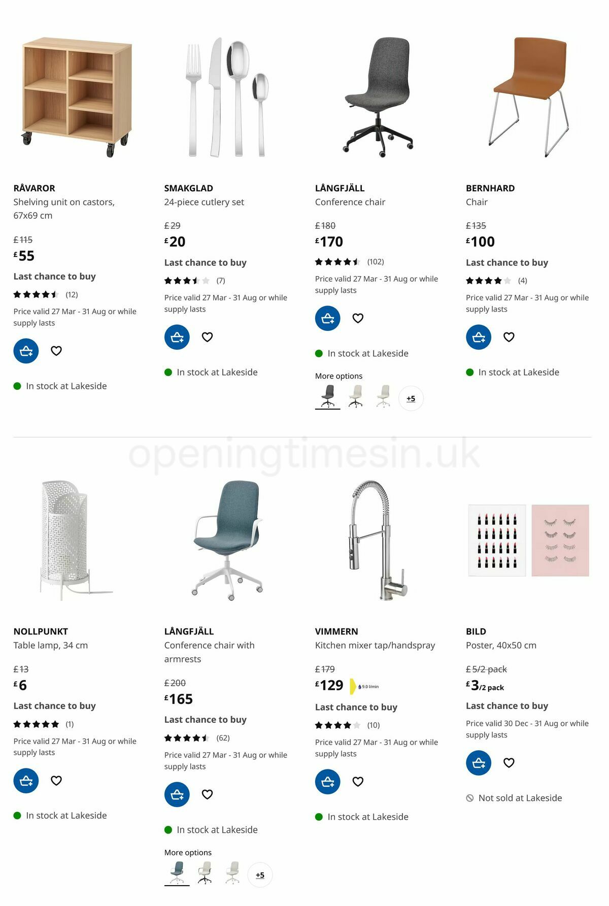 IKEA Offers from 27 March