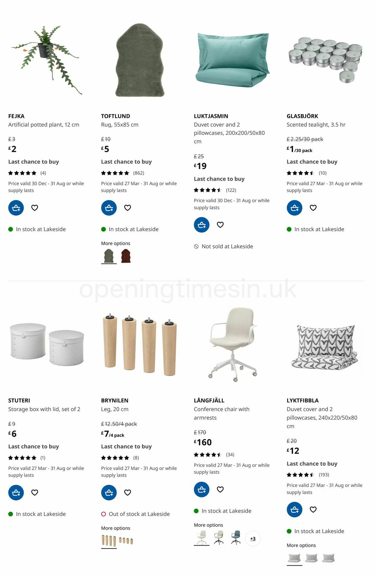 IKEA Offers from 27 March