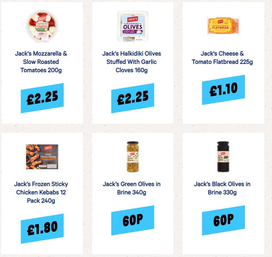 Jack's Offers from 15 August
