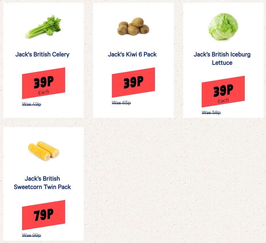 Jack's Offers from 30 August
