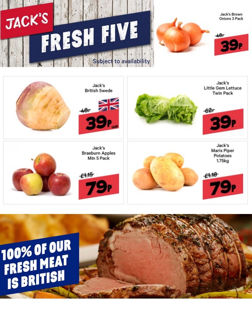 Jack's Offers from 31 October