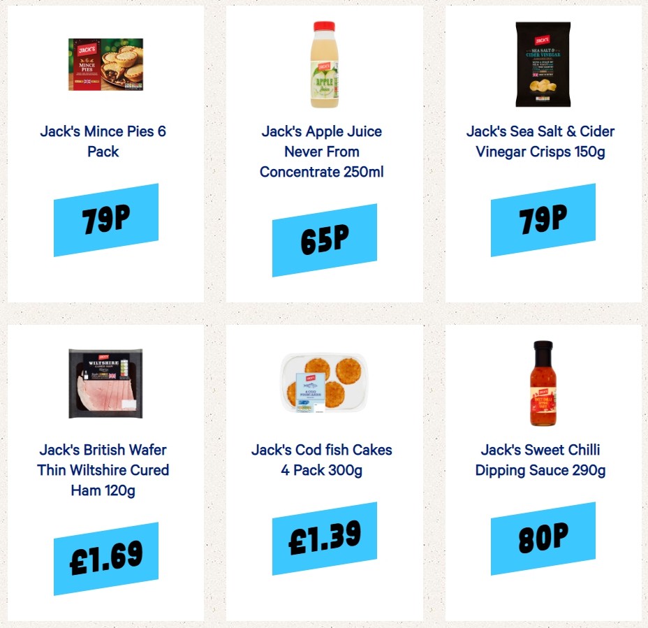 Jack's Offers from 29 December