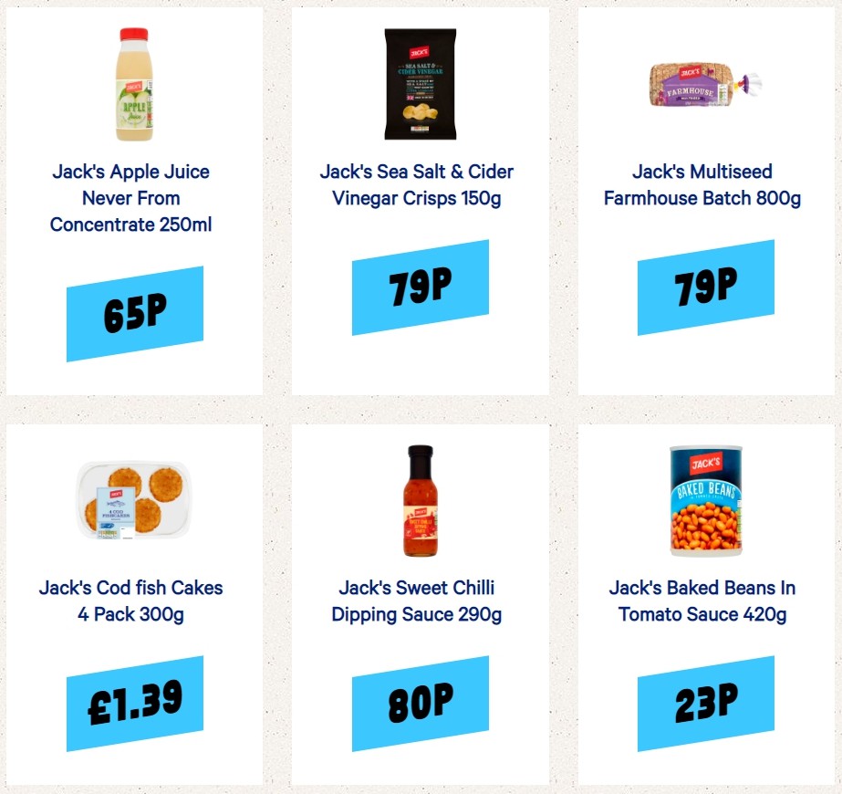 Jack's Offers from 23 January