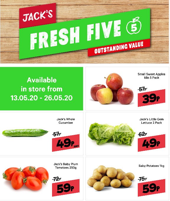 Jack's Offers from 13 May